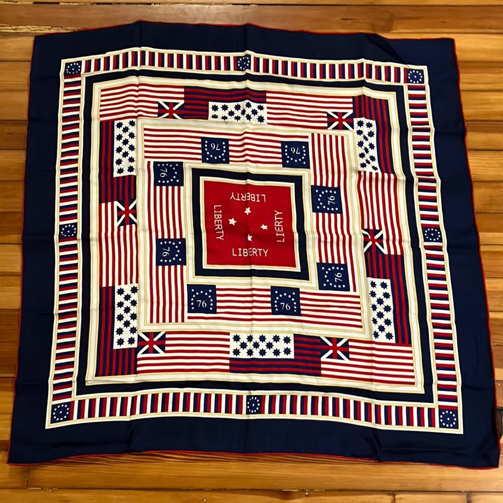 100% Silk American Square Scarf